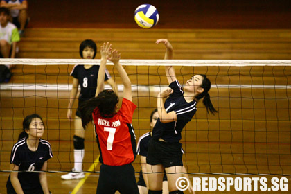 c girls volleyball nanyang vs ngee ann