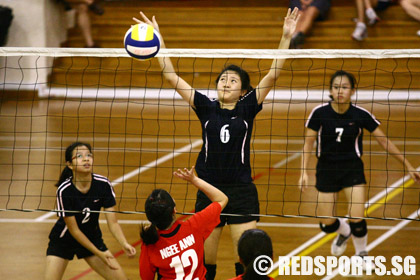 c girls volleyball nanyang vs ngee ann