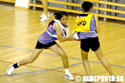 B Division Netball semi-final Singapore Sports School vs Anderson