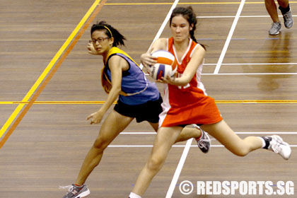 North Zone C Division Netball final Singapore Sports School vs Anderson Secondary