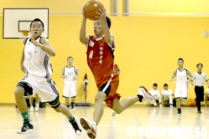 Anglican High School vs Jurong Secondary National B Division boys' Basketball Championship first round