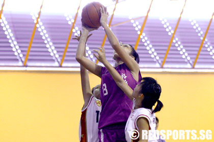 Nan Chiau vs Jurong West National B Division girls' Basketball Championship first round