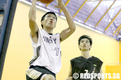 Unity Secondary vs Yishun Secondary National B Division boys' Basketball Championship first round