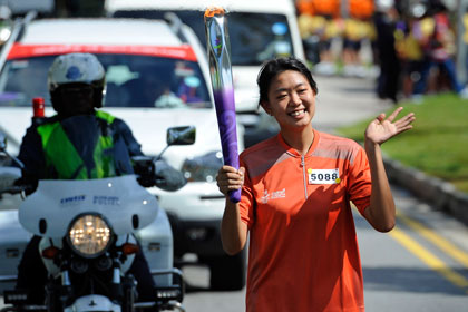 journey youth olympic flame