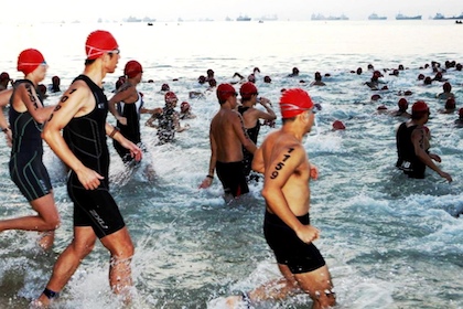 singapore biathlon open water swimming tips