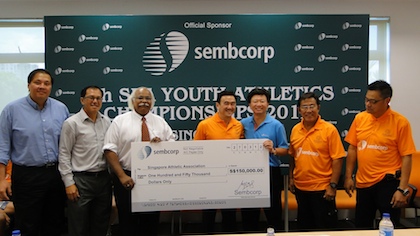 sembcorp sponsorship SAA SEA Youth Athletics Championships