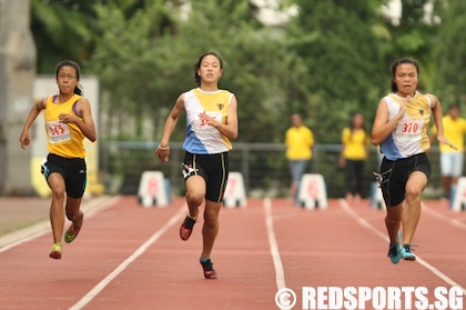 B Div 100m: Eugenia Tan of Sports School wins gold in 12.67 – RED