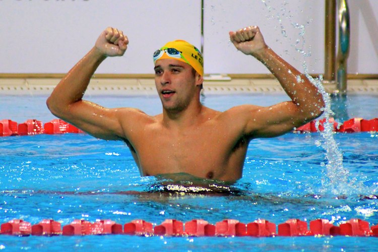 chad le clos swimming world cup singapore