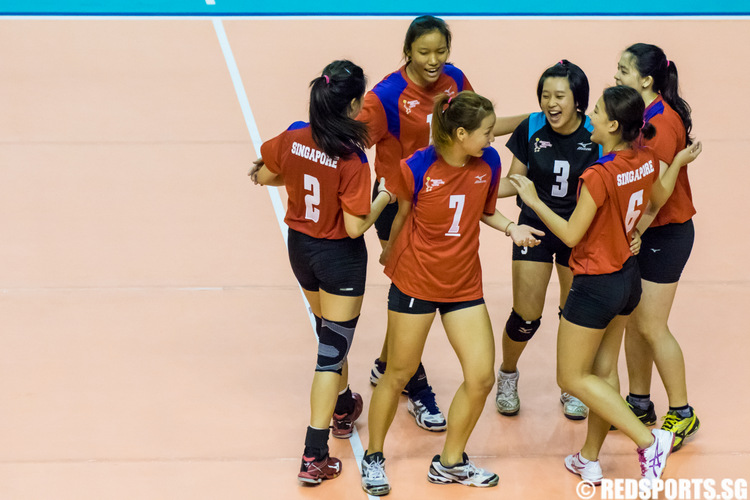 ASEAN University Games Volleyball Women Singapore vs Thailand