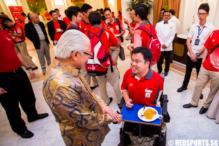 Team Singapore athletes reception Istana