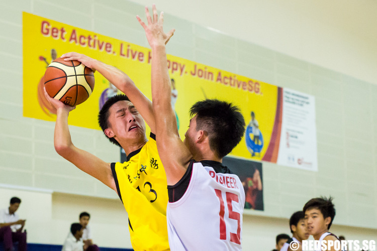 West Zone B Division Basketball Championship Pioneer Secondary vs Tanglin Secondary