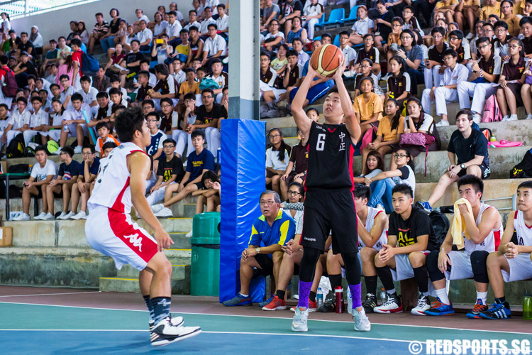 East Zone B Division Basketball Championship Final Dunman Secondary vs Chung Cheng High School (Main)