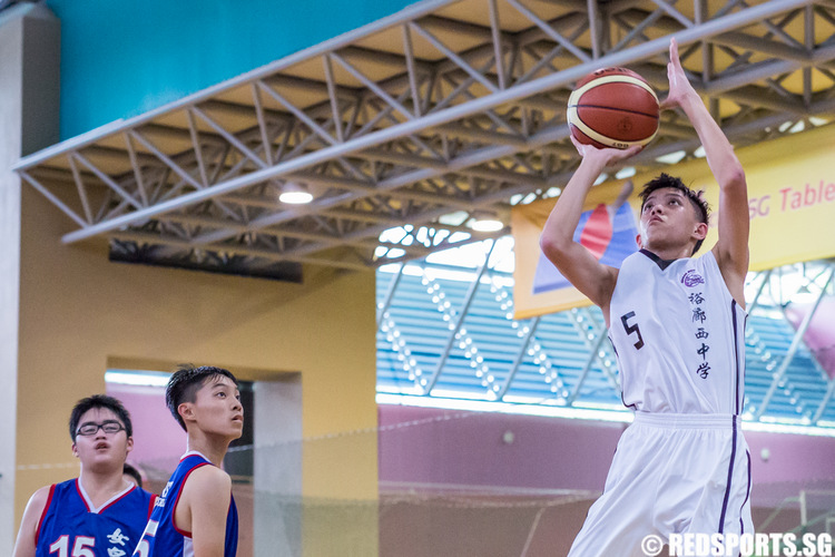 National B Division Basketball Championship Jurong West Secondary vs Queenstown Secondary
