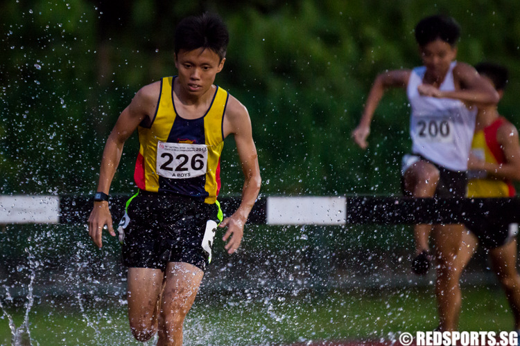 A Division 3000m steeplechase boys