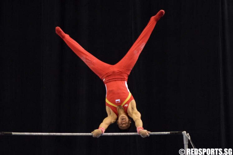 Timothy Tay scored 12.566 points to finish in fourth place. (Photo 4 © Laura Lee/Red Sports)