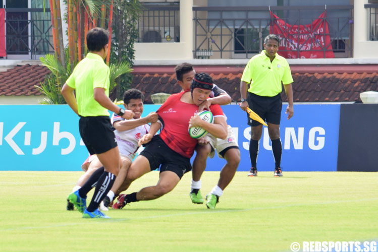 The score at half time was 19-0 with Singapore taking the lead. (Photo 2 © Laura Lee/Red Sports)