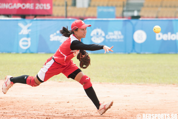 SEA Games Softball Women Singapore vs Thailand
