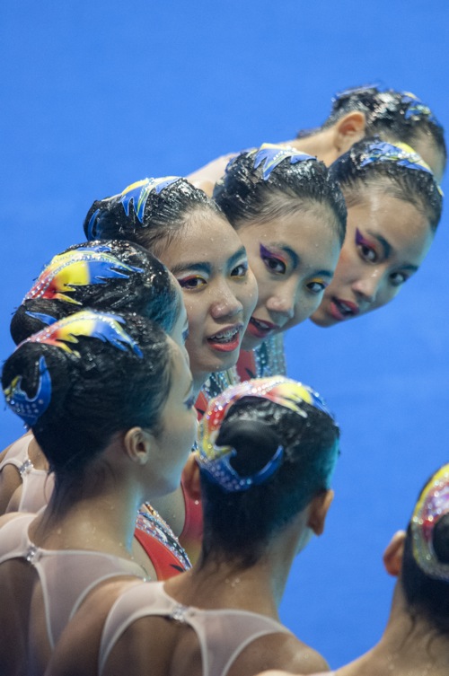 Team Malaysia performed a dynamic routine to outdo Indonesia for the silver. (Photo © Low Sze Sen/Red Sports)
