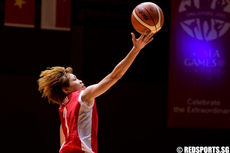 Cheryl Poon (SIN #7) contributed 10 points to Singapore's 46-83 loss to defending champions, Thailand. (Photo 5 © Laura Lee/Red Sports)
