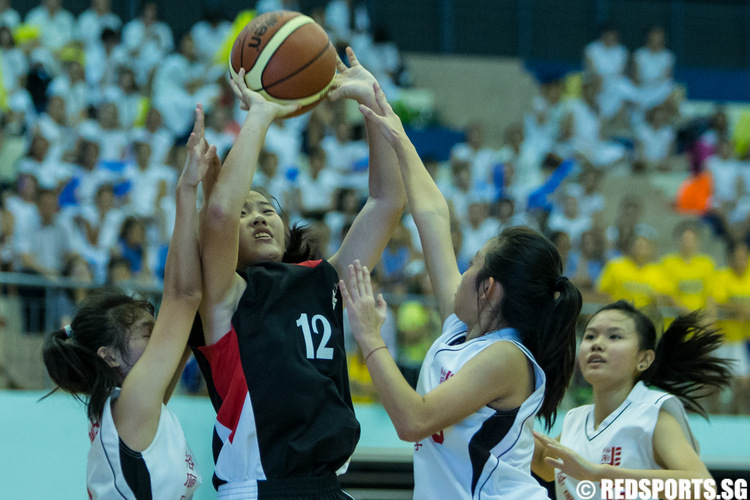 National C Division Girls' Basketball Championship Jurong Secondary vs Nanyang Girls' High