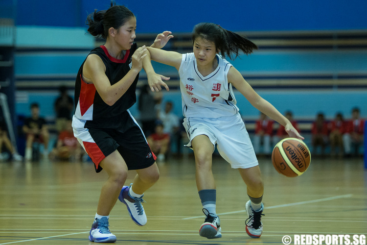 National C Division Girls' Basketball Championship Jurong Secondary vs Nanyang Girls' High