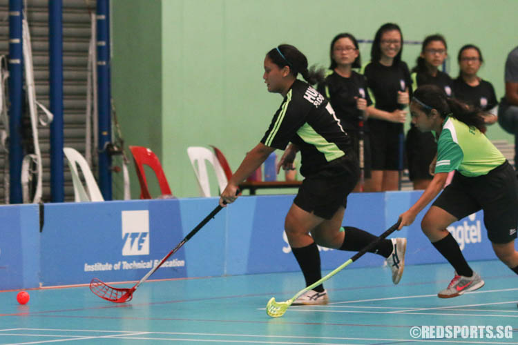Nurul Lisa (Hua Yi #17) runs for the ball. She scored 2 goals for her team. (Photo 2 © Chua Kai Yun/Red Sports)