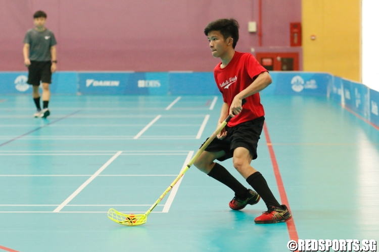 Dillon Ng (#18) controls the ball. He grabbed 2 goals in the match. (Photo 2 © Dylan Chua/Red Sports)