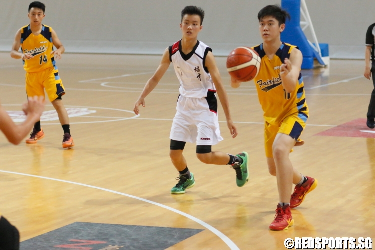 Nicholas Leong (Fairfield #11) passes the ball. (Photo  © Dylan Chua/Red Sports)