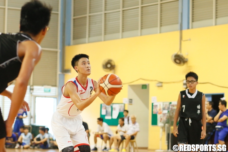 (YCK #2) attempts a free-throw. (Photo  © Dylan Chua/Red Sports)