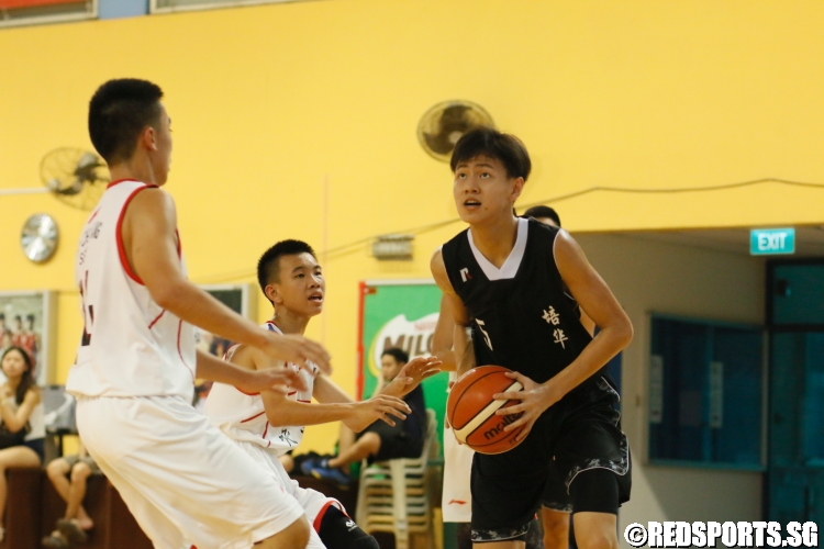 (Pei Hwa #5) takes aim at the basket.(Photo  © Dylan Chua/Red Sports)