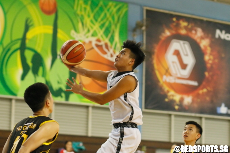 Christian Pepito (NV #19) rises for a layup on a fast break. He scored a game-high 18 points in the victory. (Photo  © Chan Hua Zheng/Red Sports)