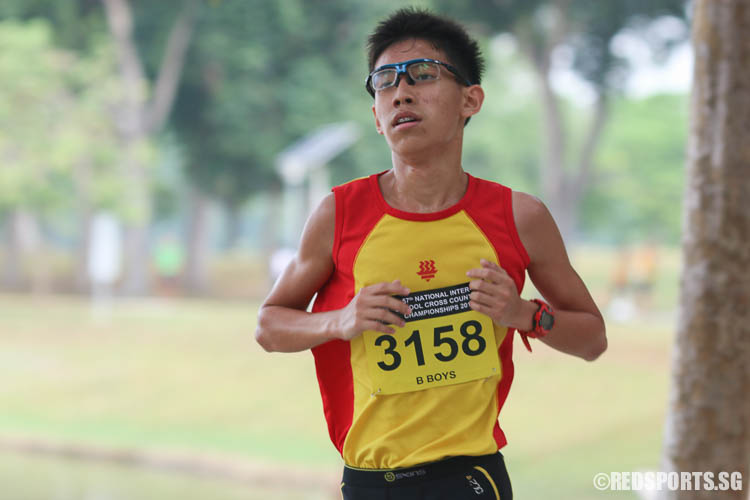 George Lai (#3158) of HCI came in twelth with a timing of 17:11.42. (Photo © Chua Kai Yun/Red Sports)