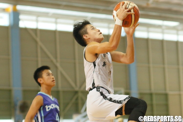 Tiong Chuan Yao (NV #3) rising up for a layup on a fast break. (Photo  © Dylan Chua/Red Sports)