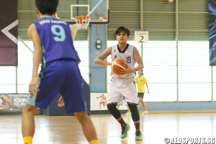 Christian Pepito (NV #19) looking to pass. (Photo  © Dylan Chua/Red Sports)