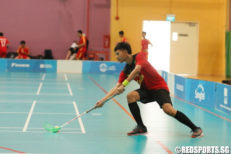 Muhammad Hakim B Selamat (EVS #10) firing a shot at goal. (Photo  © Chan Hua Zheng/Red Sports)