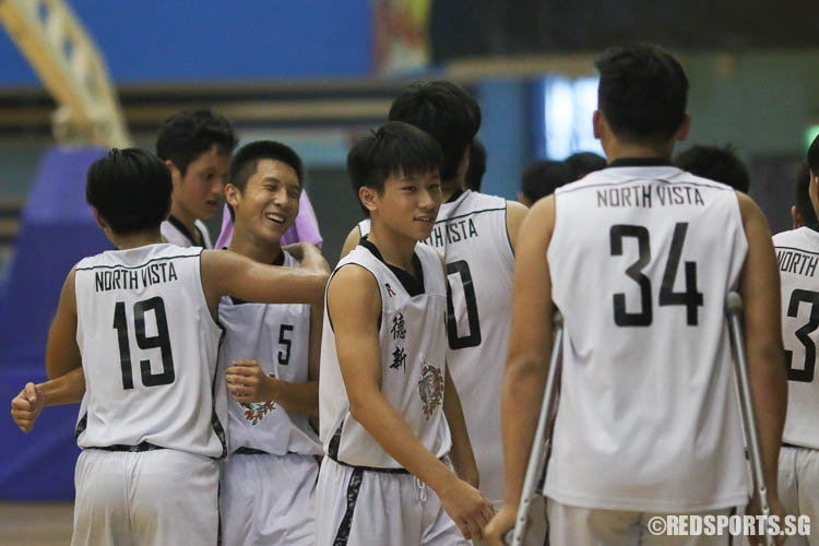 NV players celebrating after the match (Photo © Ryan Lim/Red Sports)