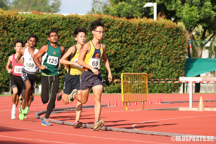 Daniel Yap (#69, ACS(I)) in action. He finished fourth with a timing of 17:45.25. (Photo © Chua Kai Yun/Red Sports)