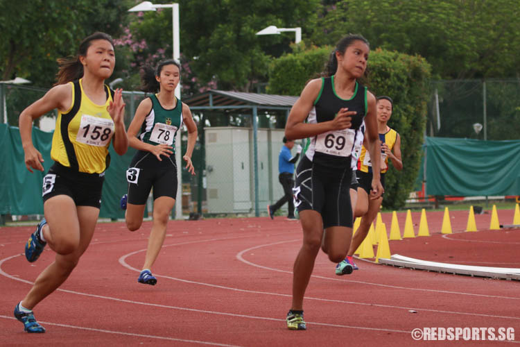 Nicole Hu (#78) clinched bronze with a timing of 27.94s. (Photo © Chua Kai Yun/Red Sports)