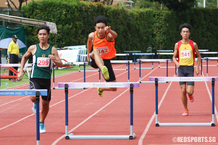 Shawn Jong (#142, SSP) clinched gold with a  timing of 56.98s. (Photo © Chua Kai Yun/Red Sports)