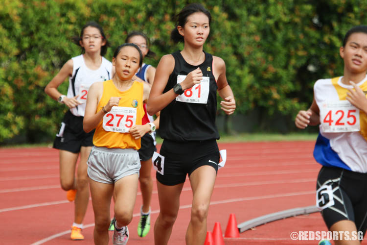 Phoebe Kee (#81) finished third with a timng 05:18.66. (Photo © Chua Kai Yun/Red Sports)