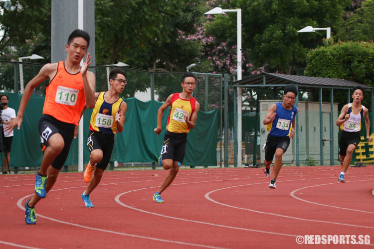 Bryan Lam (#423) of HCI takes home silver with a timing of 24.58s. (Photo © Chua Kai Yun/Red Sports)