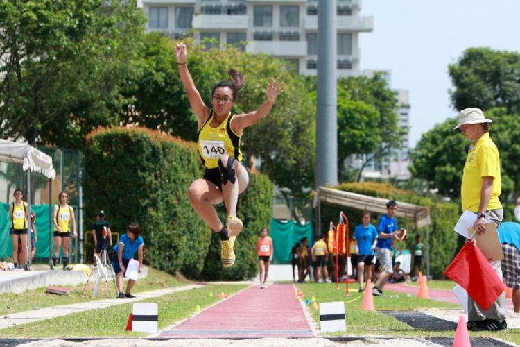 a div girls long jump 2016