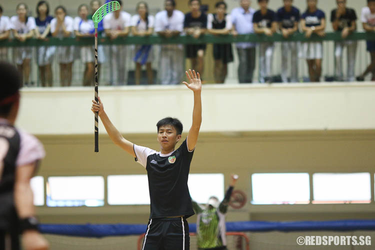 Ryan Tan (RI #68) reacts after scoring the opening goal. (Photo © Chua Kai Yun/Red Sports)