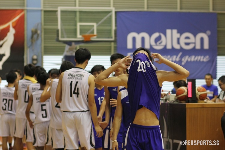 Anguish for MJC players as they suffered a loss. (Photo © Ryan Lim/Red Sports)