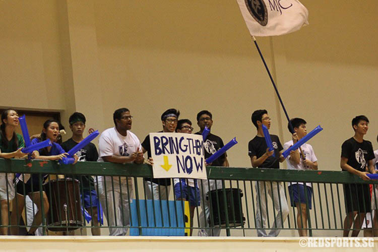 MJC supporters in action. (Photo © Ryan Lim/Red Sports)