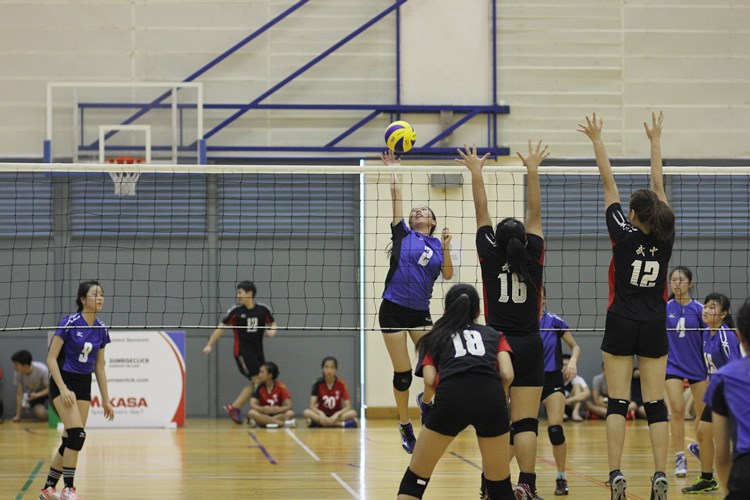 Bukit Panjang Government High (BPGH) clinched the u-18 title after beating VolleySports 2-0 (25-21, 25-21) in the final. (Photo 20 © Ryan Lim/Red Sports)