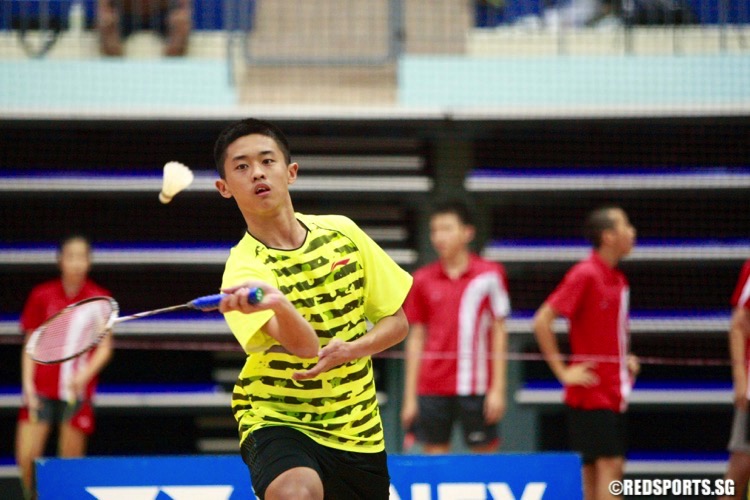 The SYOF badminton tournament saw 43 teams in total taking part in the boys' u-15 and u-17 categories. (Photo © Les Tan/Red Sports)