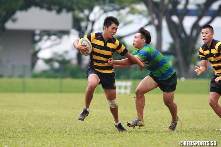 SYOF Rugby: ACS(I) finished third after a 12-7 win over the National Rugby Academy (NRA) Select. (Photo © Les Tan/Red Sports)