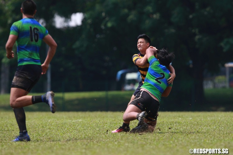 SYOF Rugby: ACS(I) finished third after a 12-7 win over the National Rugby Academy (NRA) Select. (Photo © Les Tan/Red Sports)