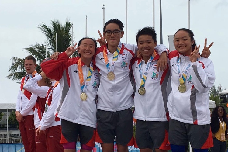 left to right: Quah Jing Wen, Darren Chua, Jonathan Tan, Natasha Ong